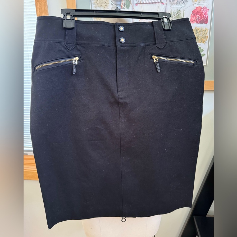 Ralph Lauren Black Pencil Skirt in BLACK